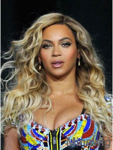 Ombre/2 tone Long Wavy Without Bangs Lace Front 18 inch Beyonce Wigs