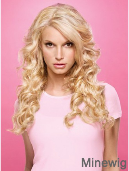 Wavy Lace Front Layered Long Blonde Popular Jessica Simpson Wigs