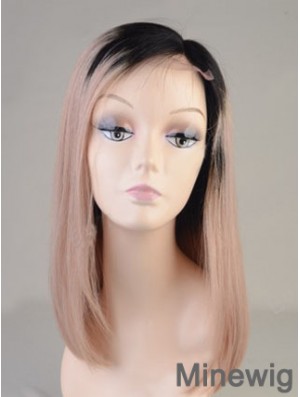 Long Straight Without Bangs Full Lace 14 inch Best Black Women Wigs