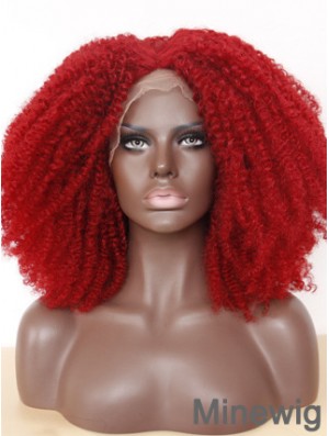 Comfortable 14 inch Long Kinky Wigs For Black Women