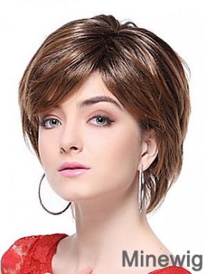Synthetic Chin Length Straight Capless Online Wigs UK