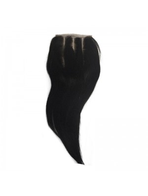 Trendy Black Long Straight Lace Closures