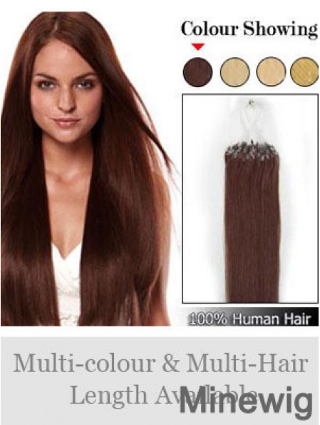 Online Auburn Straight Micro Loop Ring Hair Extensions