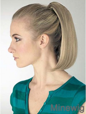 Exquisite Straight Blonde Ponytails